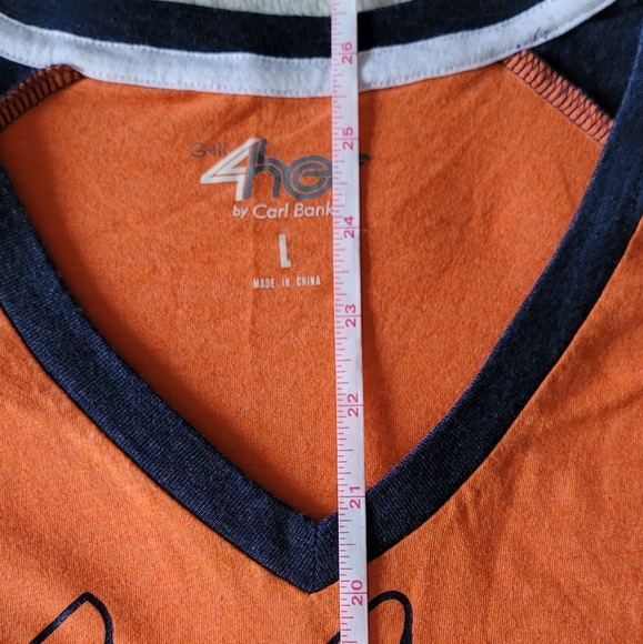 Auburn Tigers Womens V Neck T Shirt G-III 4her by Carl Banks size L preowned 🐯 - Picture 6 of 6